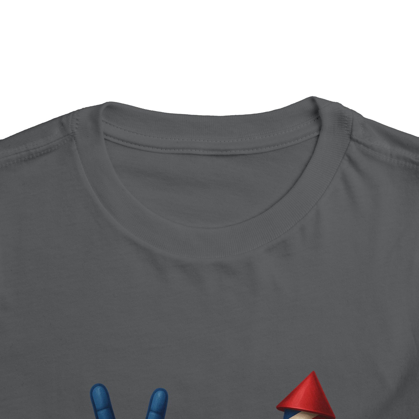 4th of July Peace & Heart Tee: Patriotic Toddler Shirt