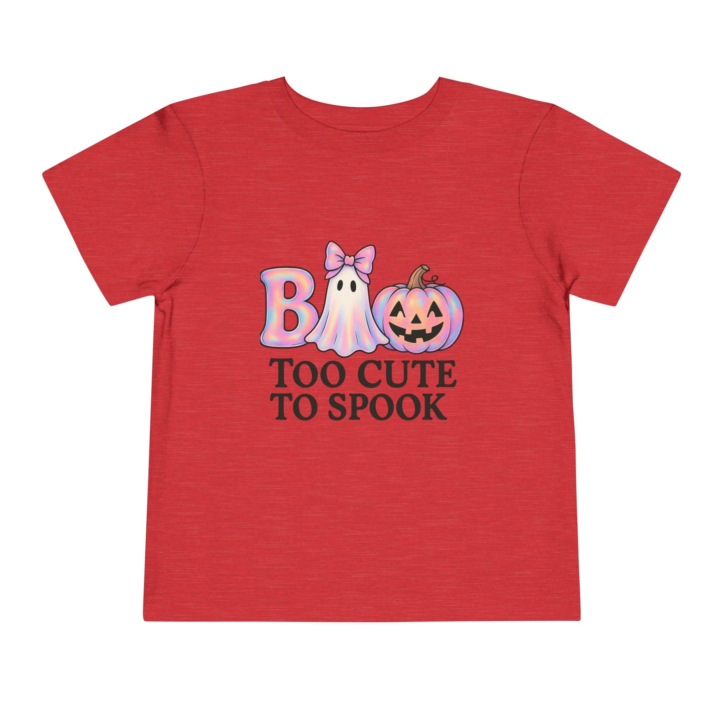 Boo! Too Cute to Spook Halloween Toddler Tee