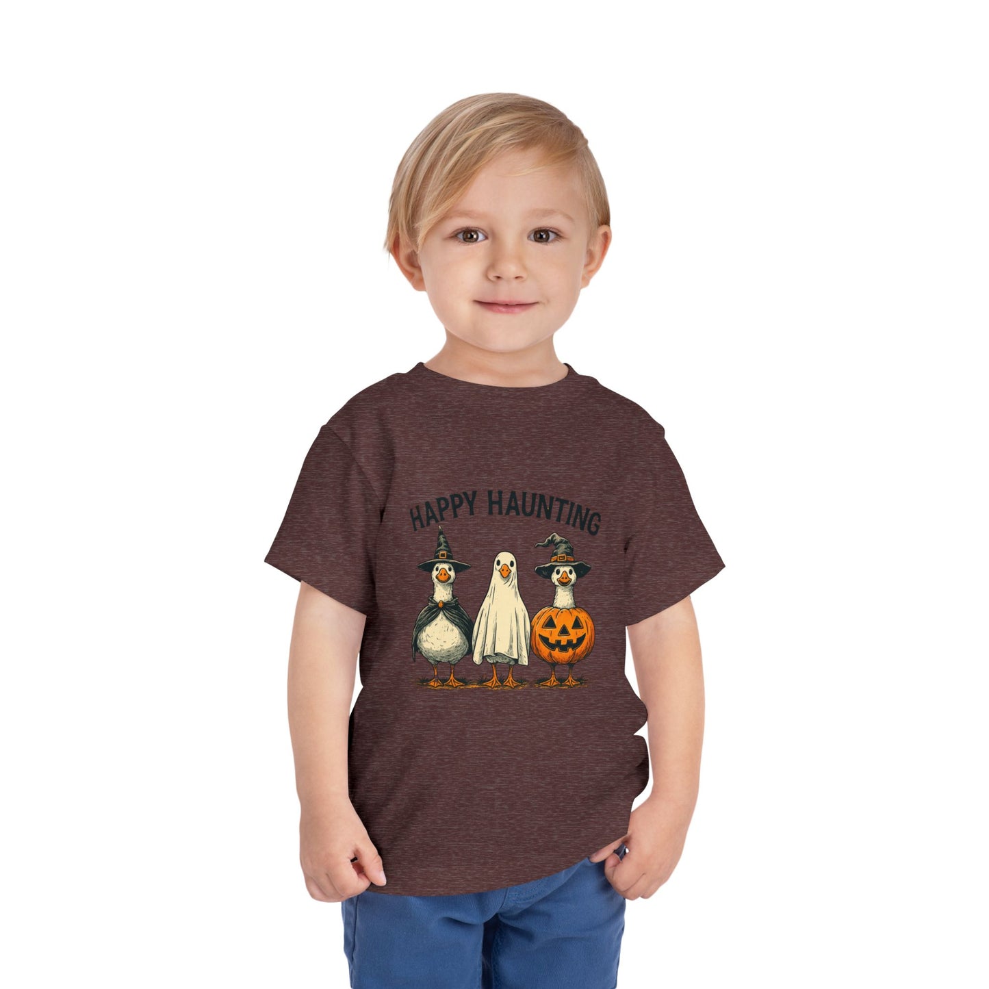 Happy Haunting Goose Halloween Tee