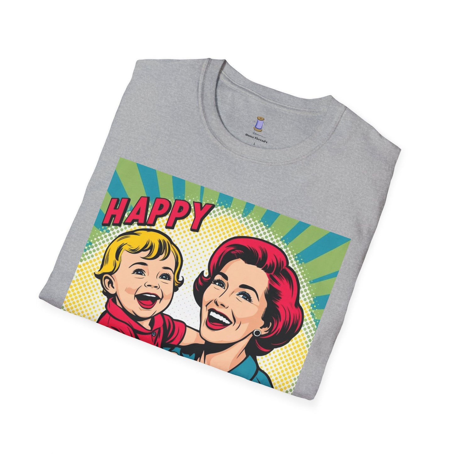 Happy Mother's Day Unisex T-Shirt, Vintage Graphic Tee, Gift for Mom, Celebration Apparel, Mother's Day Presents, Comfortable Casual Wear