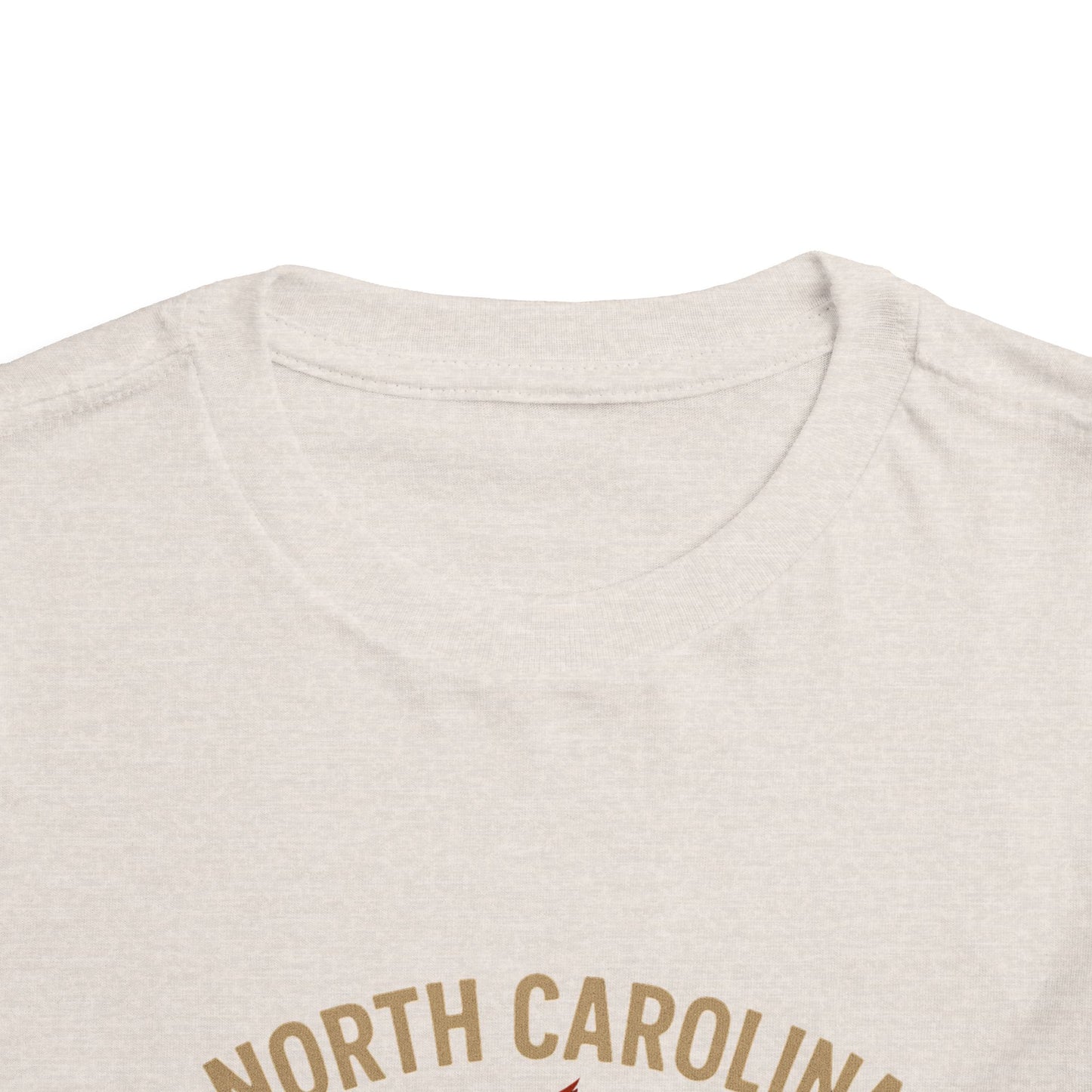Toddler Tee - NC Cardinal and Dogwood Flower Design