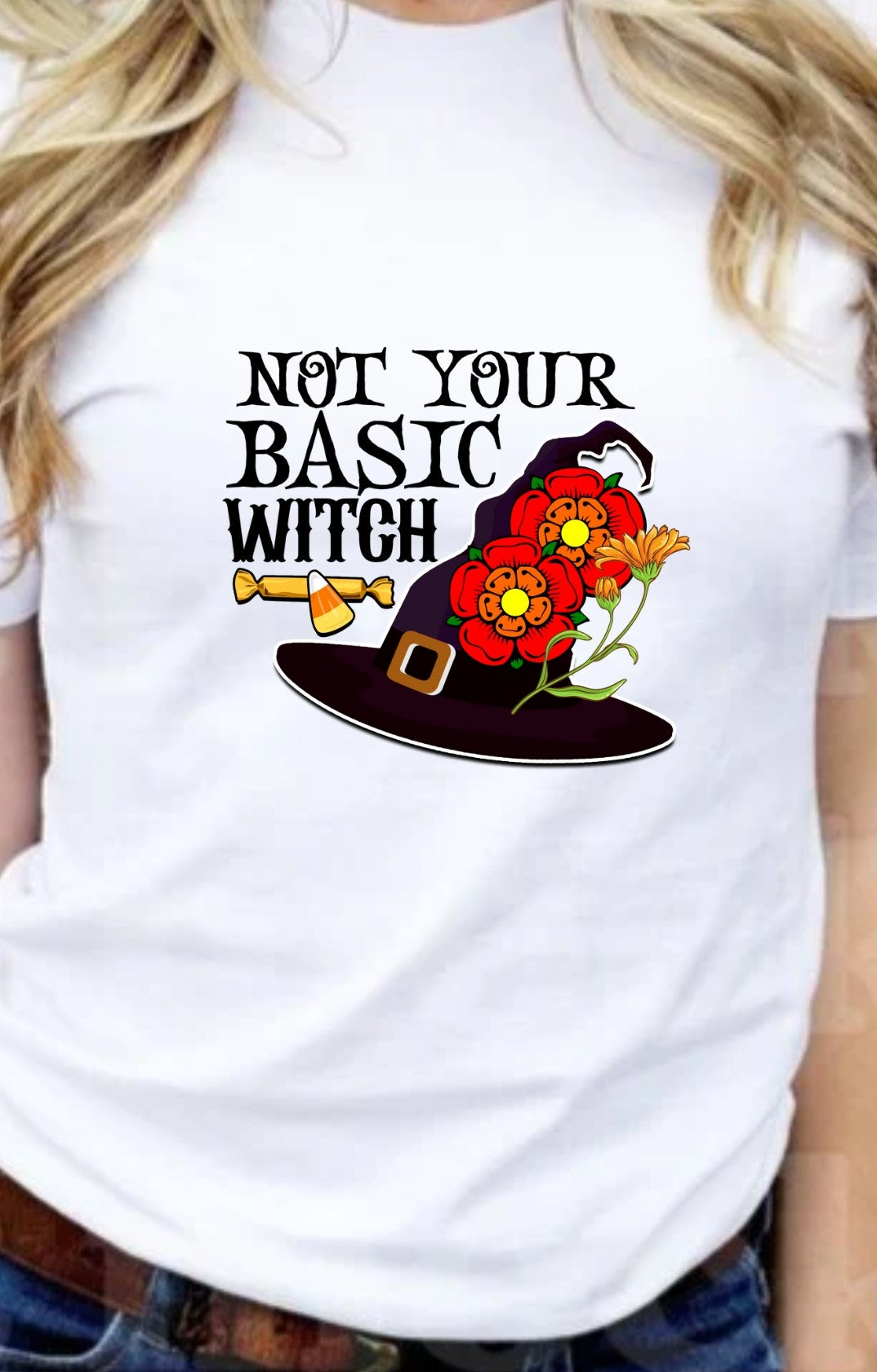 Not Your Basic Witch, Halloween T-Shirt