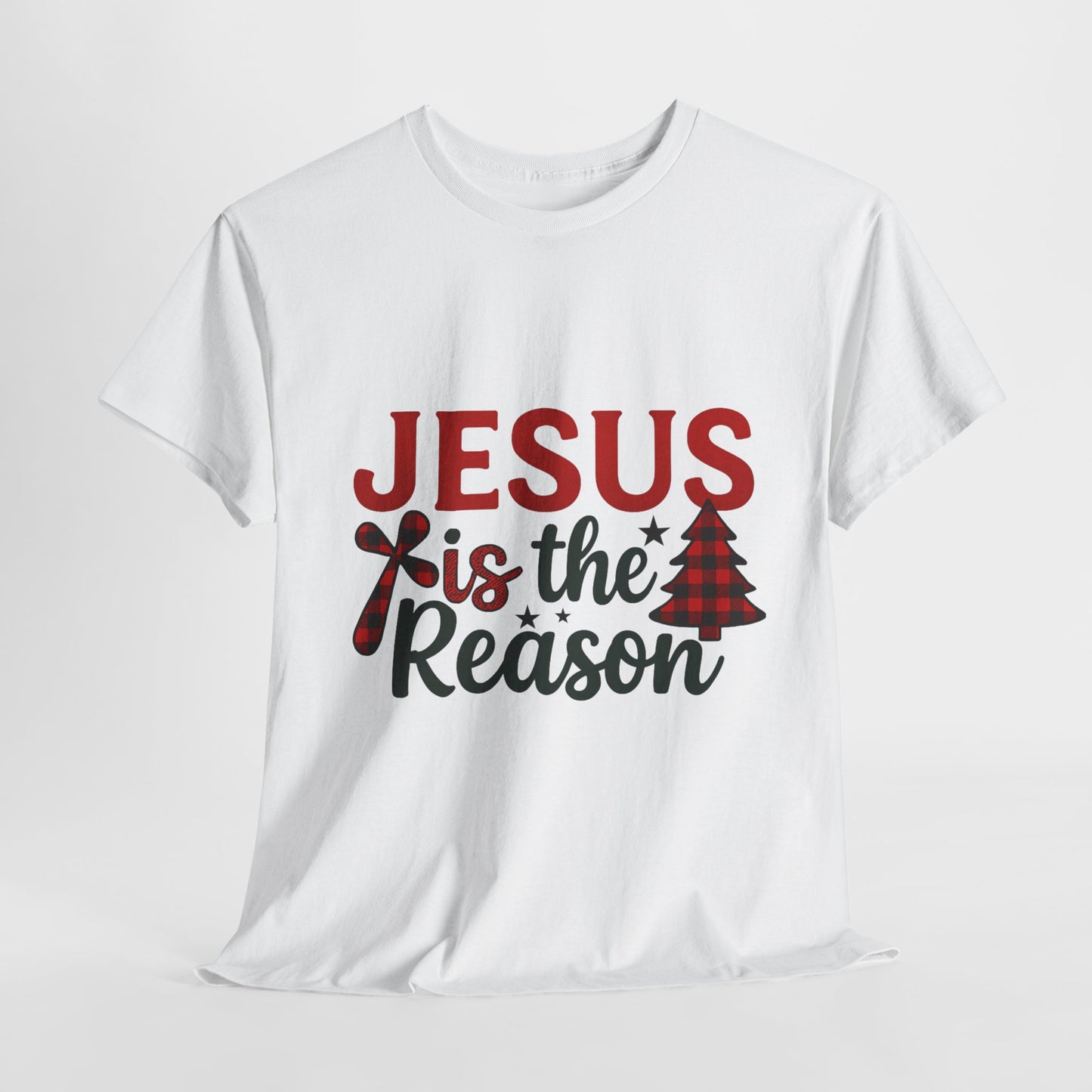 Jesus is the Reason Christmas Tee - Faith-Based Holiday Gift