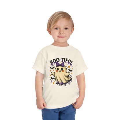 Boo-tiful Ghost Halloween Toddler Tee