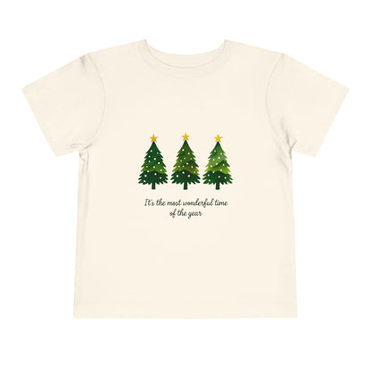 Watercolor Christmas Trees Toddler Tee