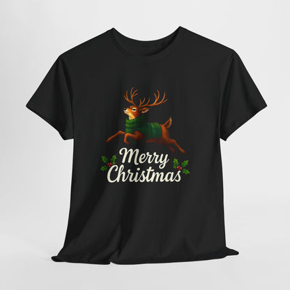 Merry Christmas Reindeer Tee