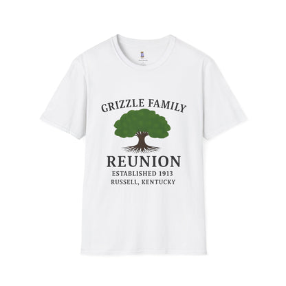 Grizzle Family Reunion Men's T-Shirt, Family Gathering Tee, Heritage Apparel, Summer Picnic Shirt, Custom Family Event Shirt