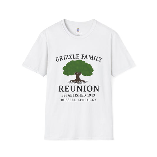 Grizzle Family Reunion Men's T-Shirt, Family Gathering Tee, Heritage Apparel, Summer Picnic Shirt, Custom Family Event Shirt