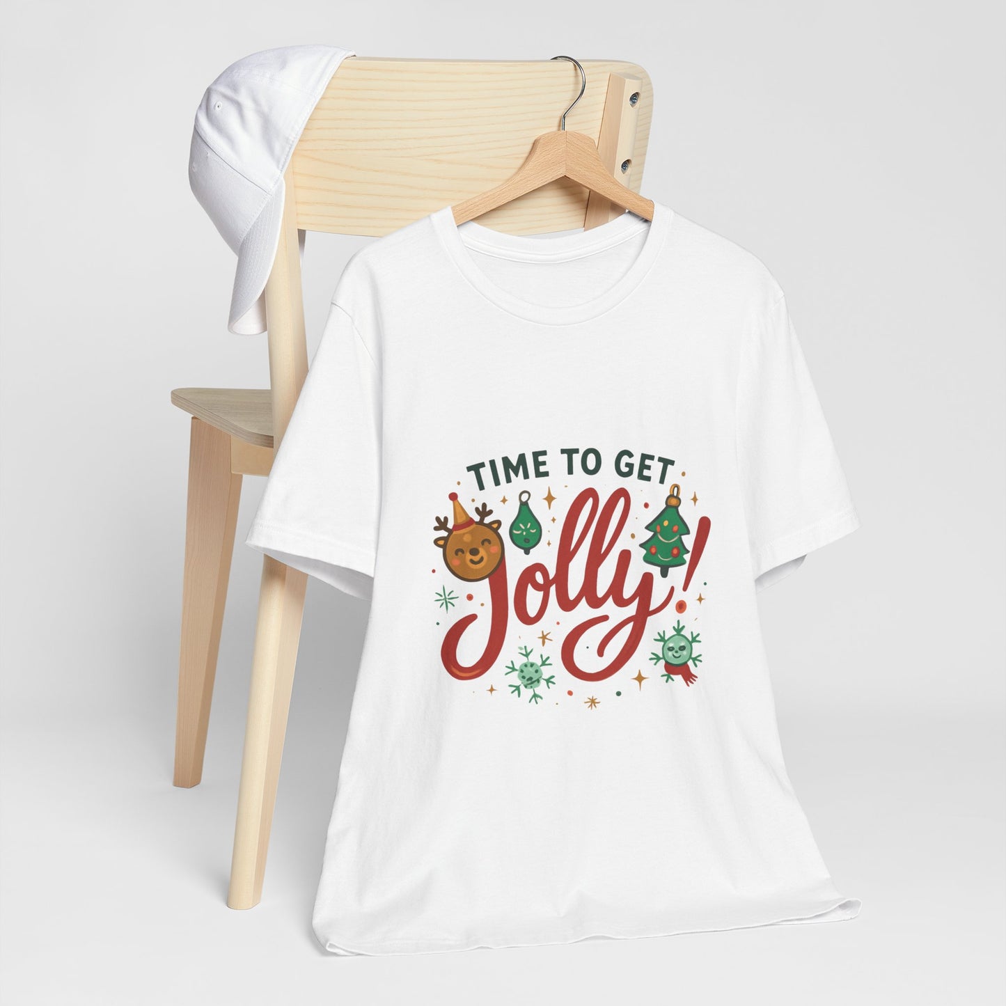 Time to Get Jolly! Christmas Tee — Festive Holiday Graphic T-Shirt