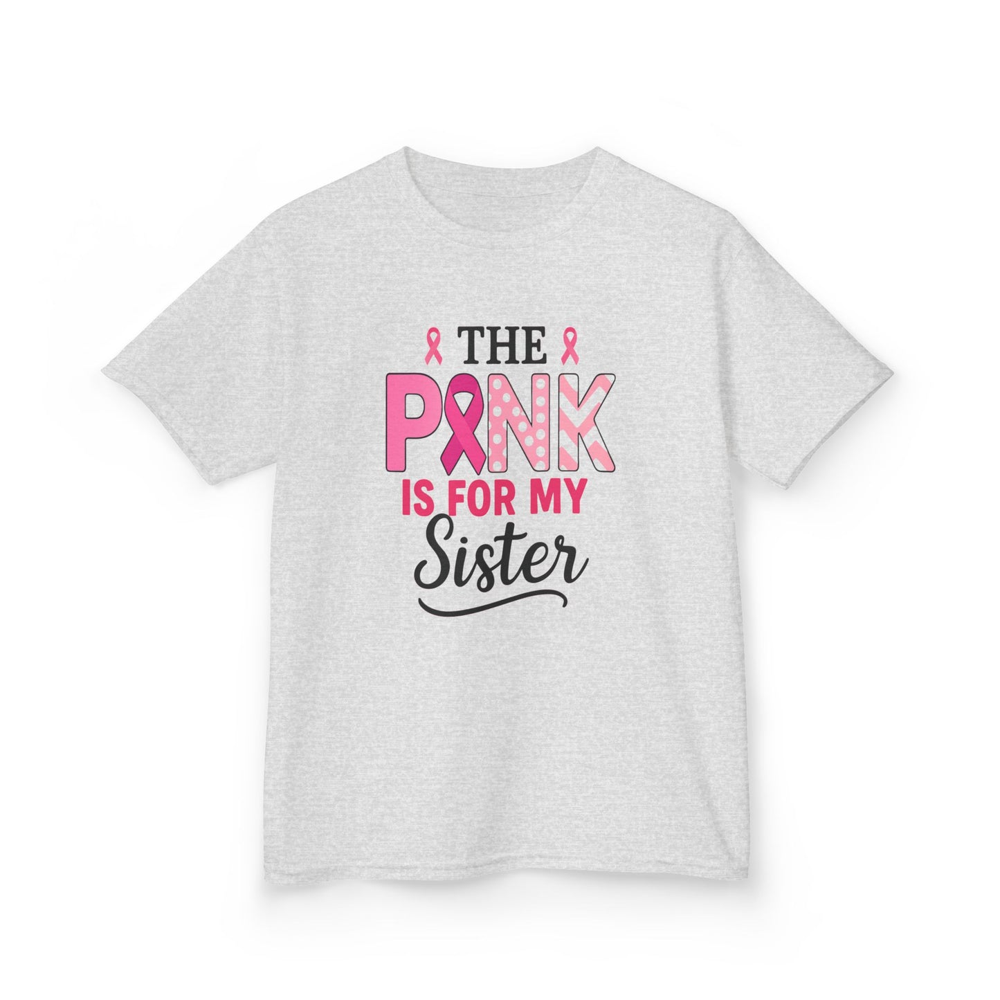 Pink Ribbon Sister Tee: Breast Cancer Awareness Gift