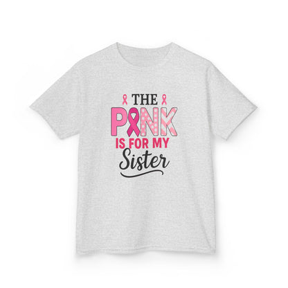 Pink Ribbon Sister Tee: Breast Cancer Awareness Gift