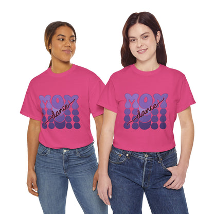 MOM Dance – Purple Letter Stage Spirit Tee