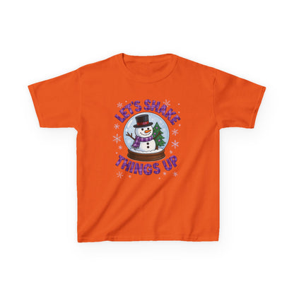 OT Snowman Snow Globe Kids Christmas Tee