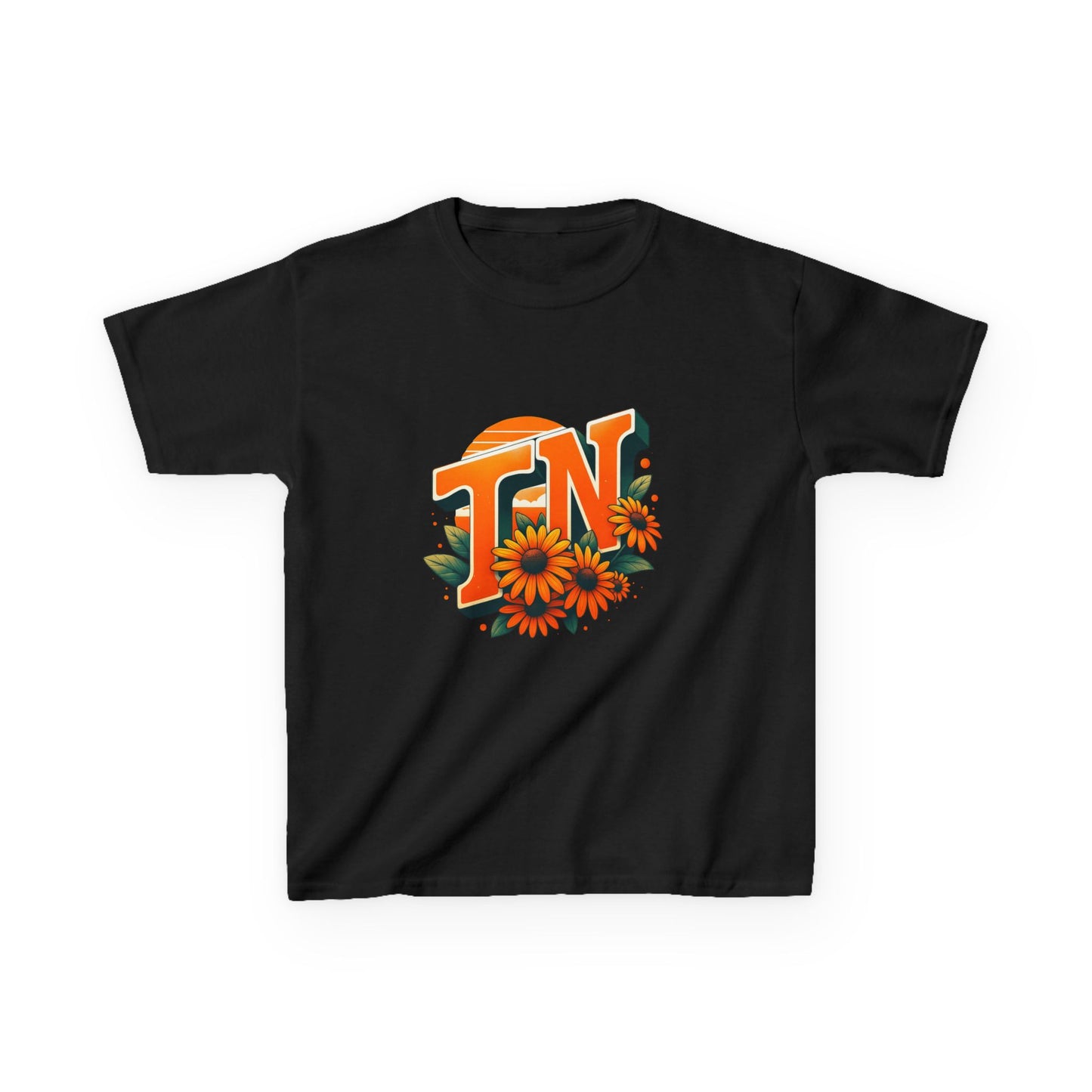 TN Sunset Dino Tee - Tennessee Retro Christmas Shirt