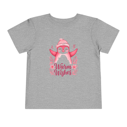 Warm Wishes Penguin Toddler Christmas Tee