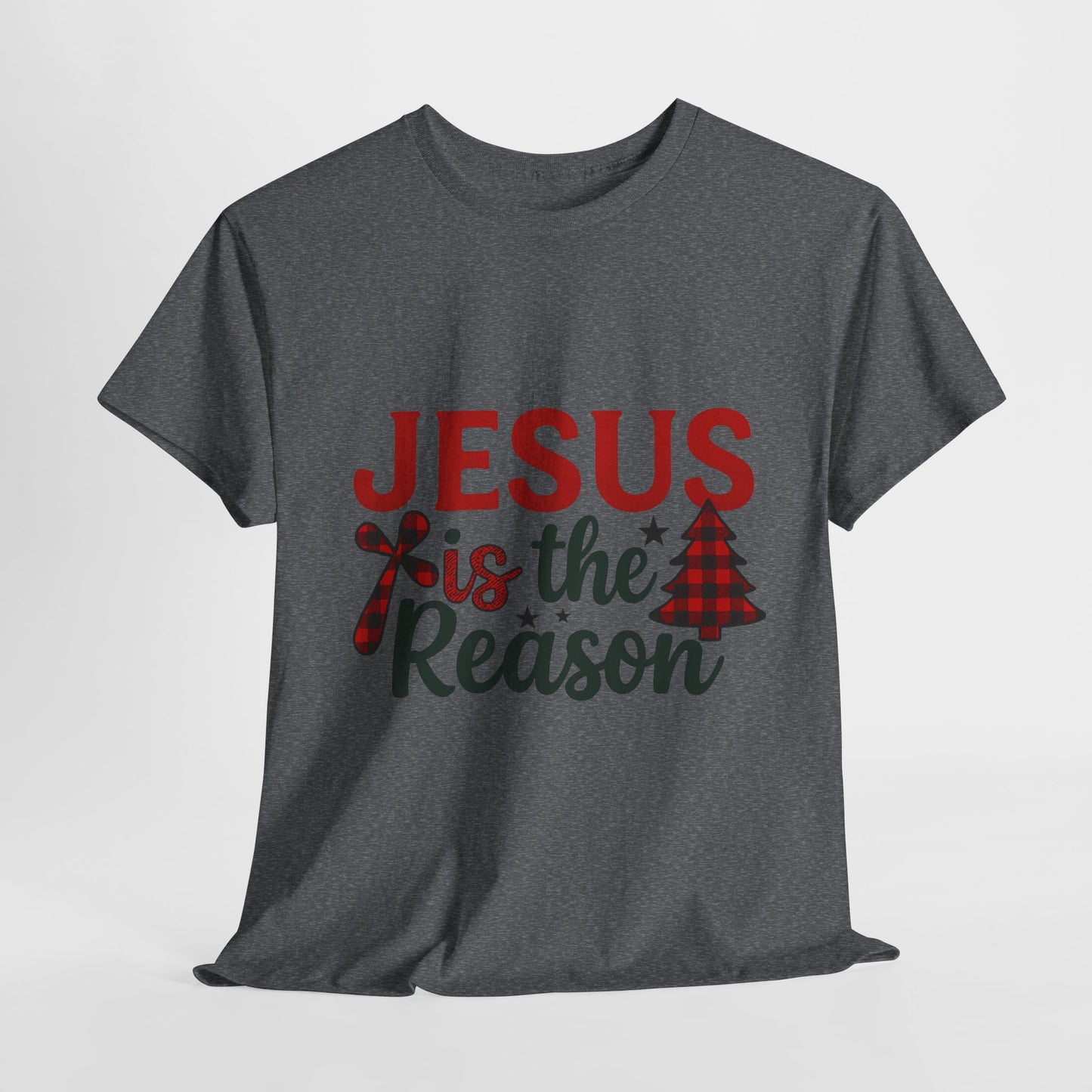 Jesus is the Reason Christmas Tee - Faith-Based Holiday Gift