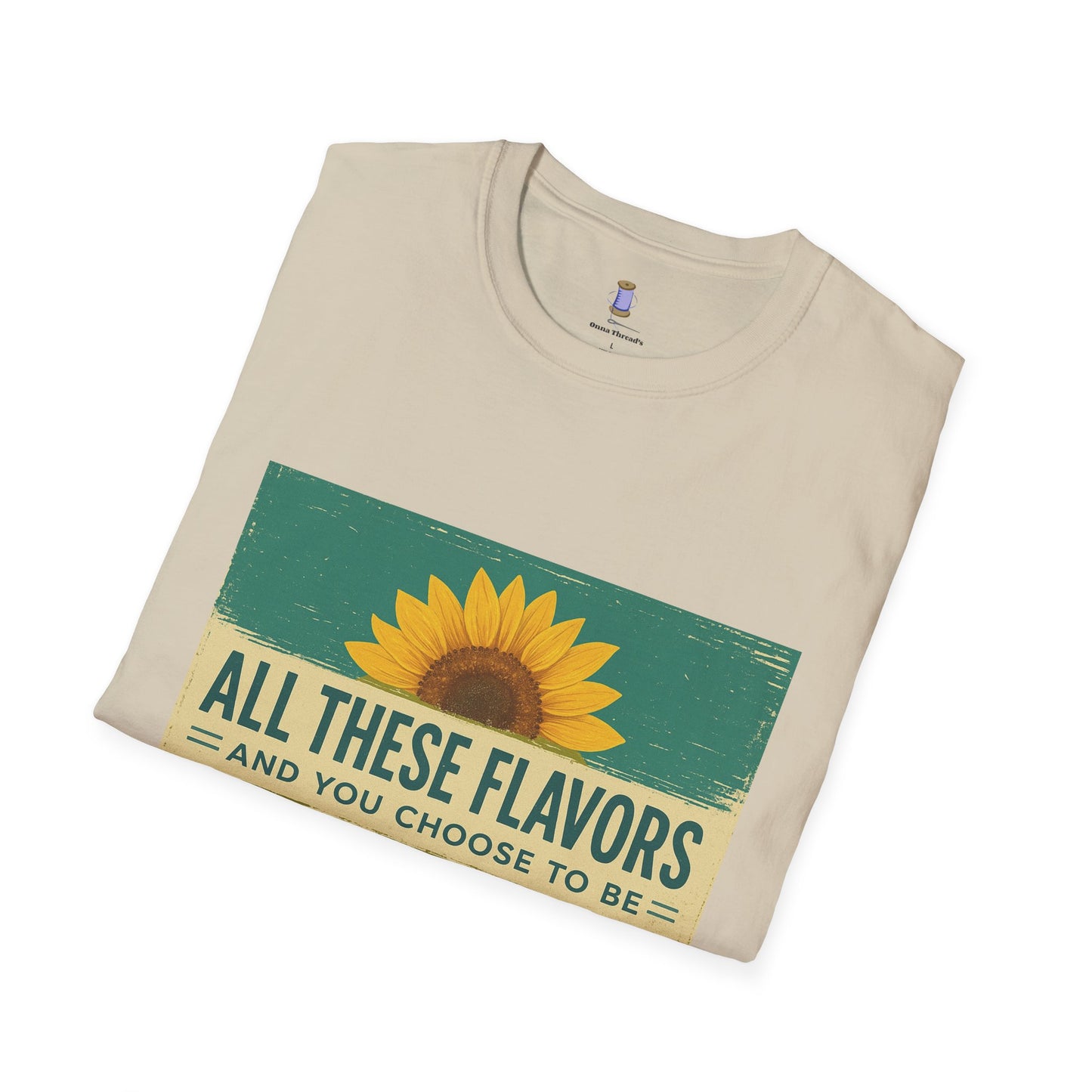 Sunflower Salty T-Shirt: Unisex Softstyle Tee for Sunshine Lovers, Casual Wear, Birthday Gift, Summer Vibes, Relaxed Style