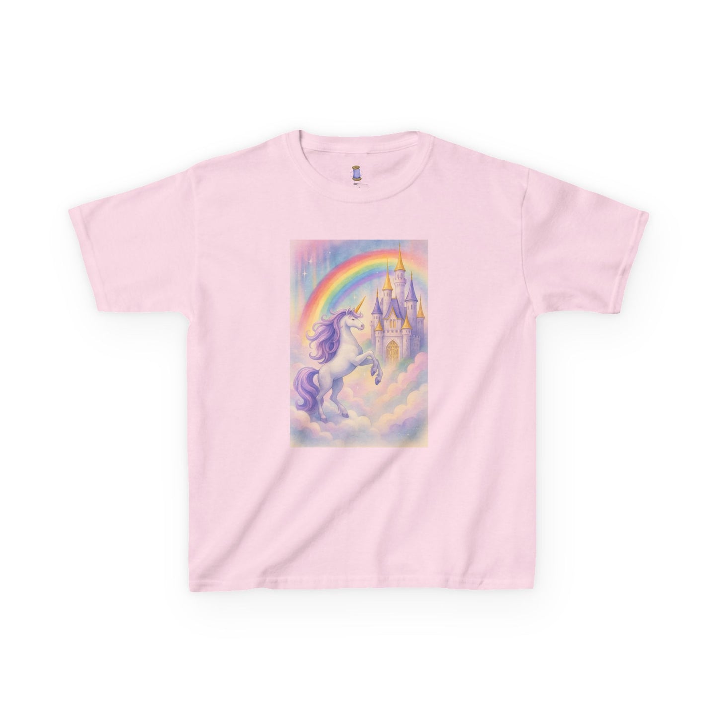 Whimsical Unicorn Kids Tee, Rainbow Fantasy Shirt, Playful Cotton Top, Birthday Gift, Magical Kids Apparel