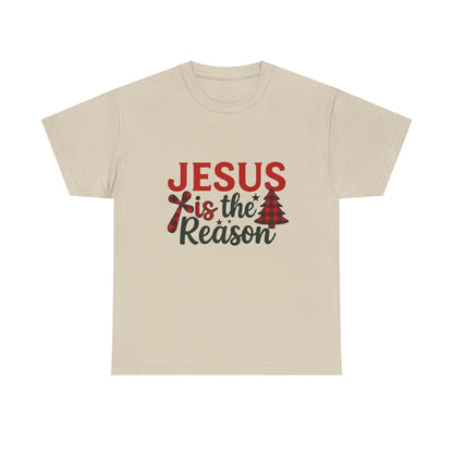 Jesus is the Reason Christmas Tee - Faith-Based Holiday Gift
