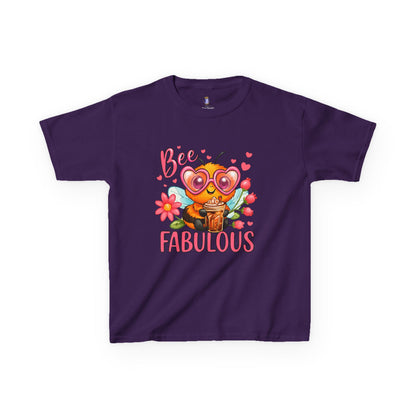 Bee Fabulous Kids Tee | Cute Kids T-Shirt, Birthday Gift, Summer Wear, Flower Lover Tee, Kids Fashion