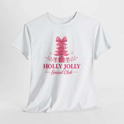 Holly Jolly Pink Tree Tee