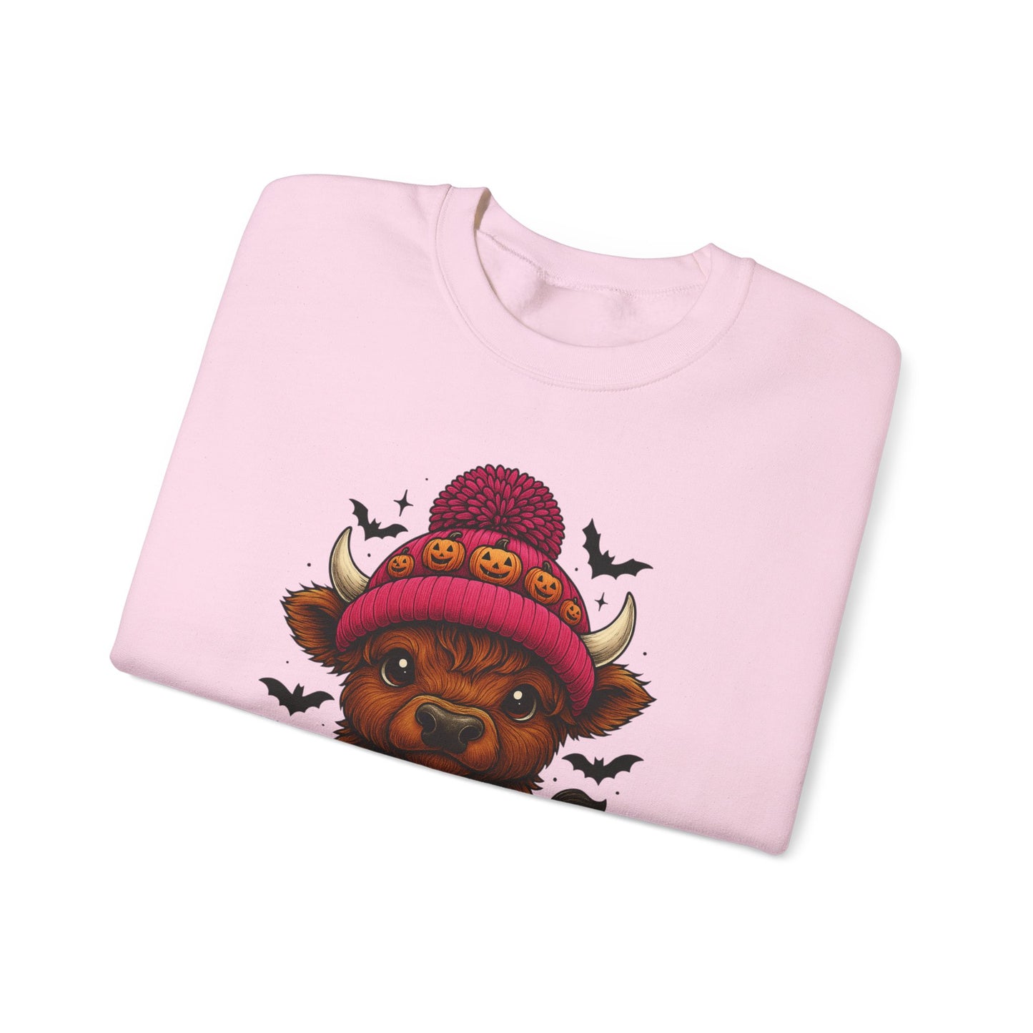 Highland Cow Halloween Sweatshirt - Cute Fall Vibes