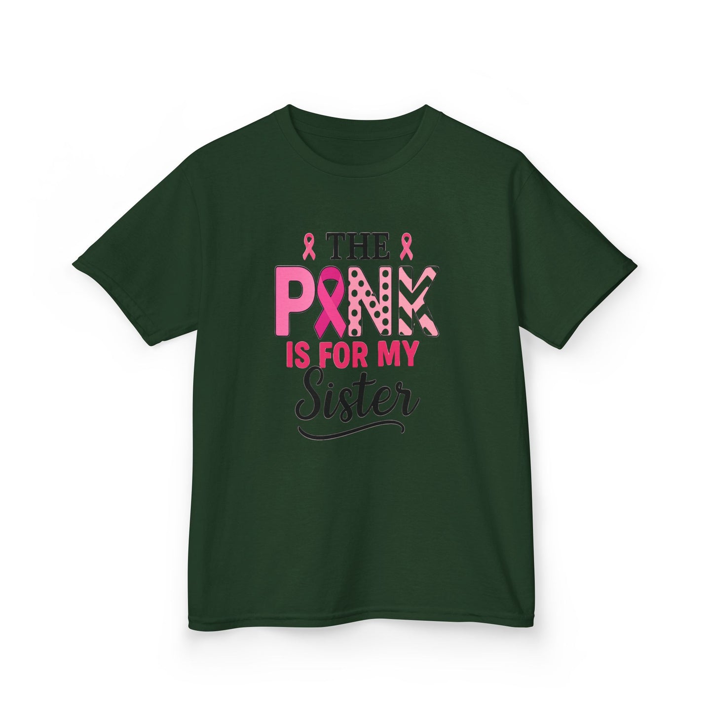 Pink Ribbon Sister Tee: Breast Cancer Awareness Gift