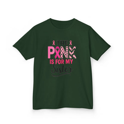 Pink Ribbon Sister Tee: Breast Cancer Awareness Gift