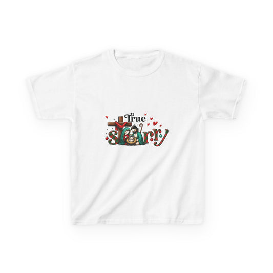 True Story Nativity Christmas Tee - Dinosaur Fun!