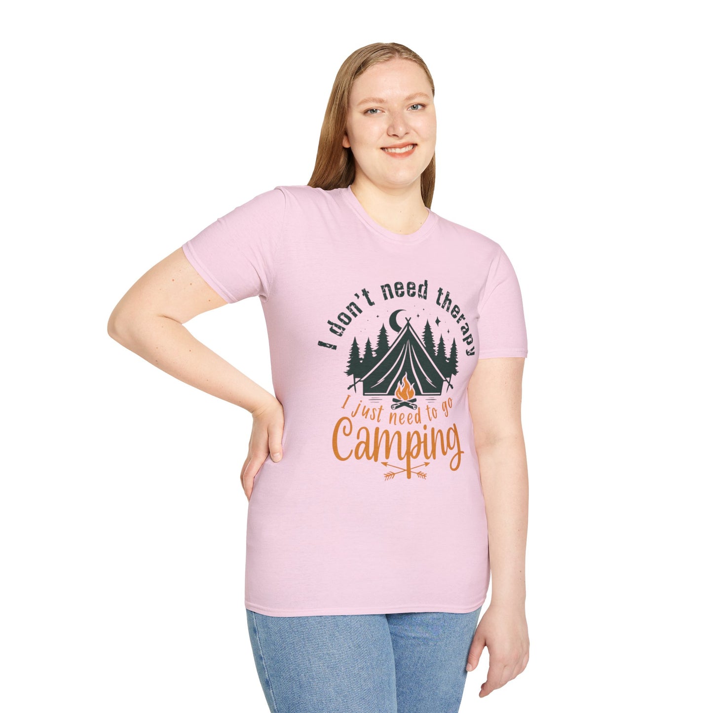 Camping Therapy Unisex T-Shirt | Outdoor Enthusiast Gift | Nature Lover Tee | Adventure Shirt | Camping Apparel