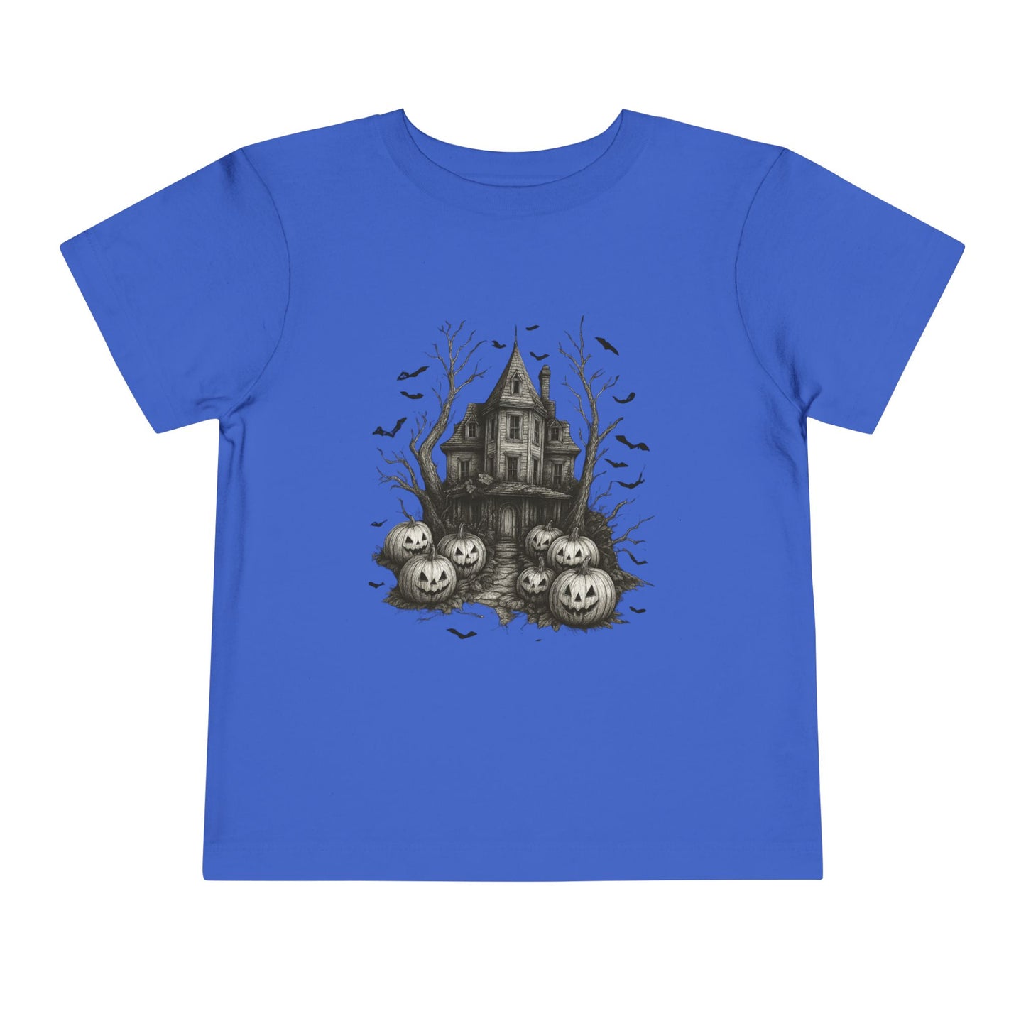 Spooky Halloween House Toddler Christmas Tee