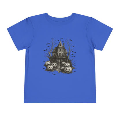 Spooky Halloween House Toddler Christmas Tee