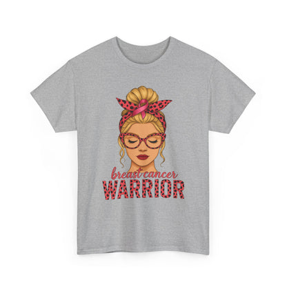 Camiseta de guerrera contra el cáncer de mama - Apoyo del lazo rosa