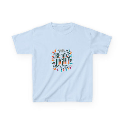 Be the Light Christmas Dinosaur Kids Tee