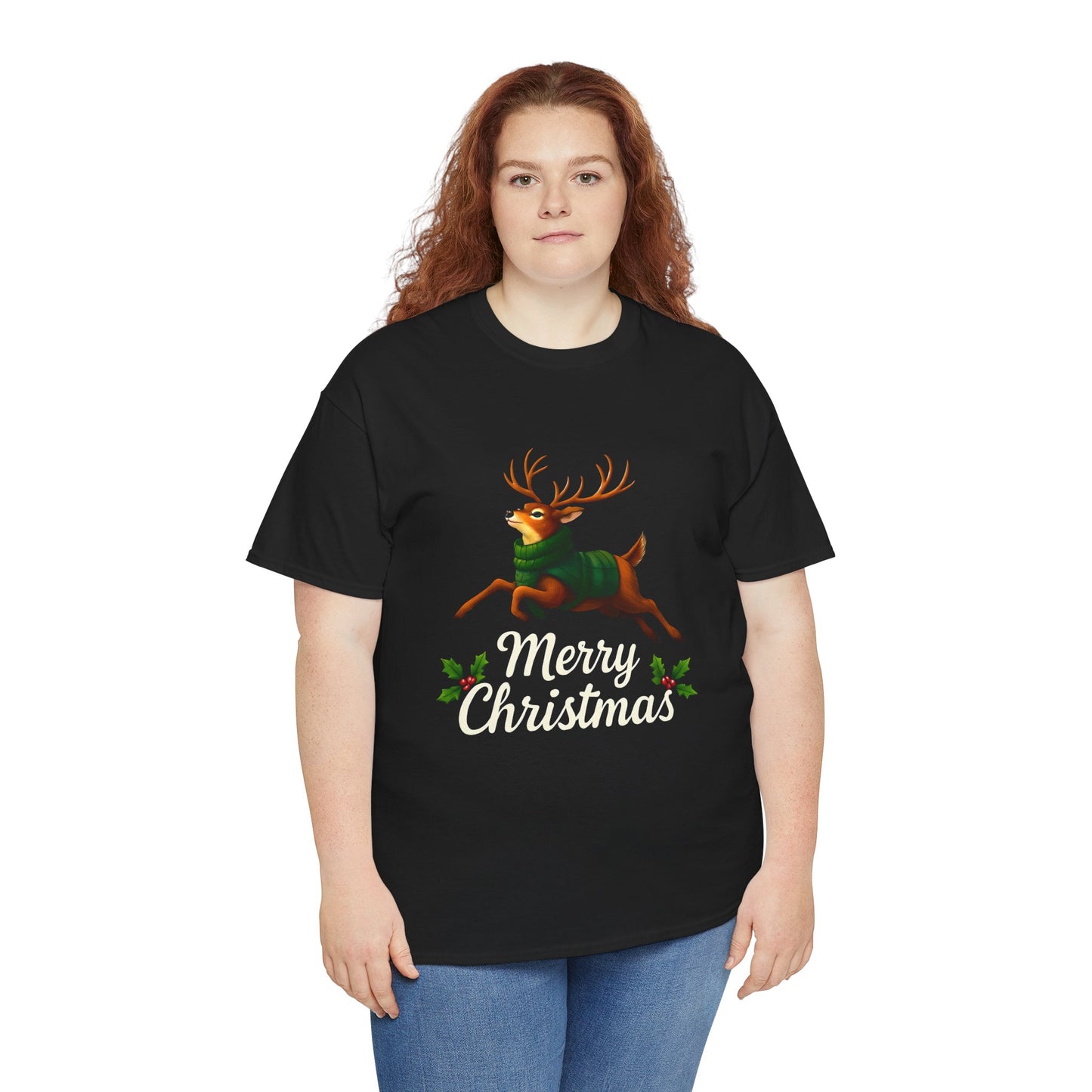 Merry Christmas Reindeer Tee