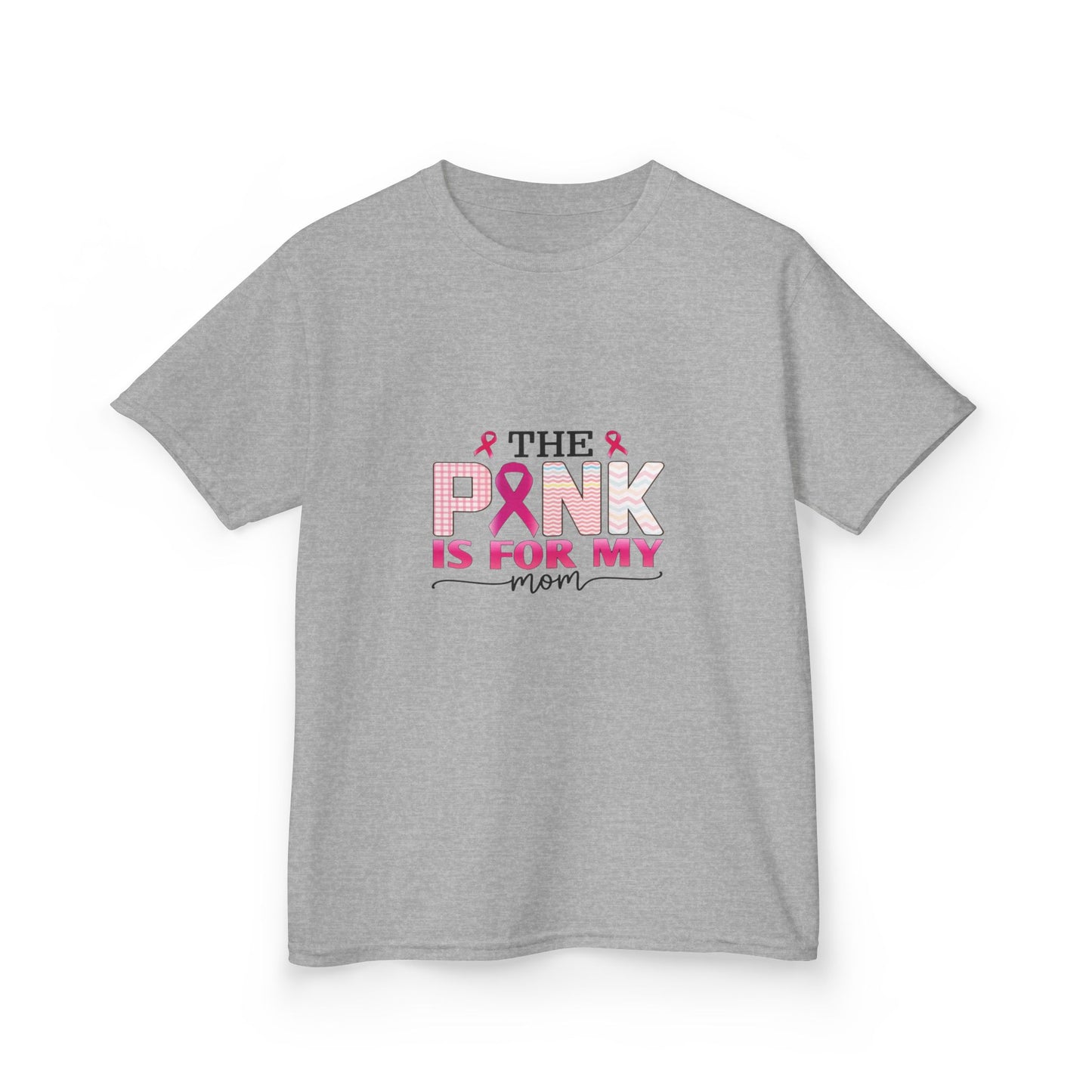 Pink Ribbon Mom Dinosaur Tee - Breast Cancer Awareness