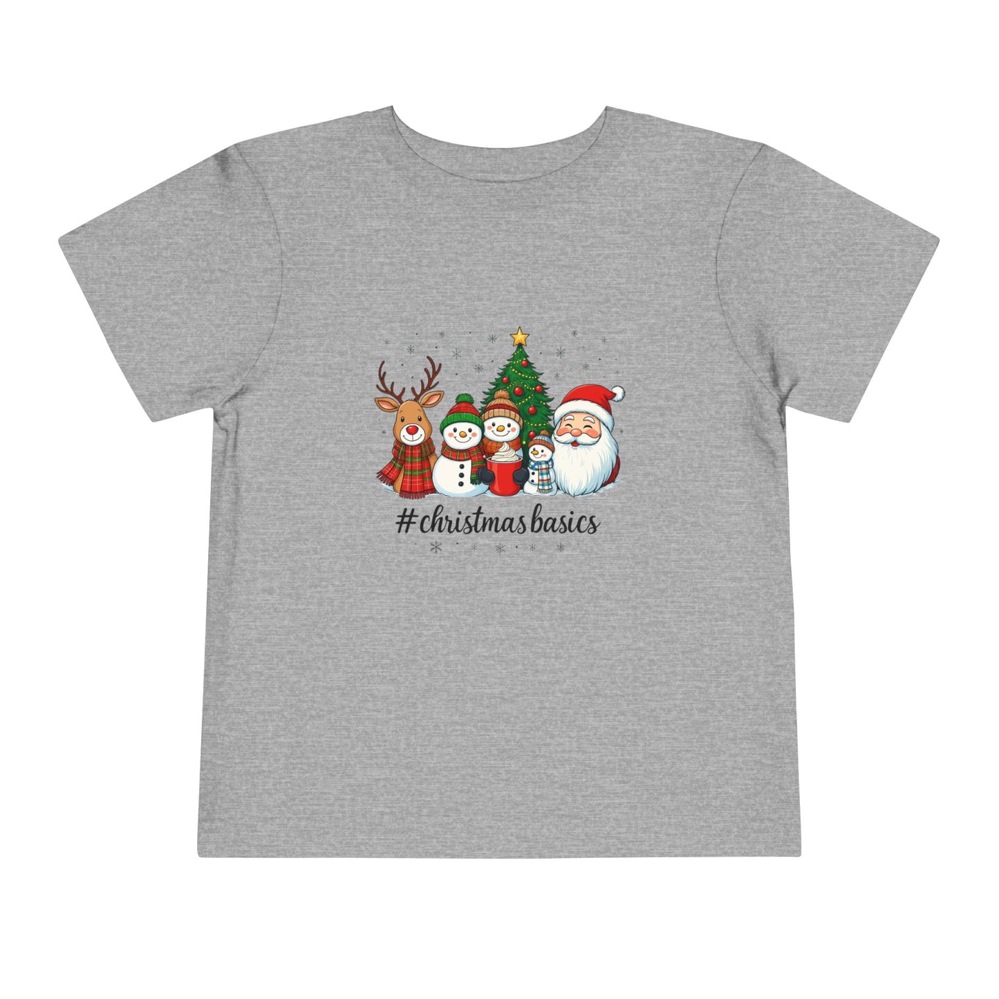 Christmas Basics Toddler Tee - Festive Holiday Fun