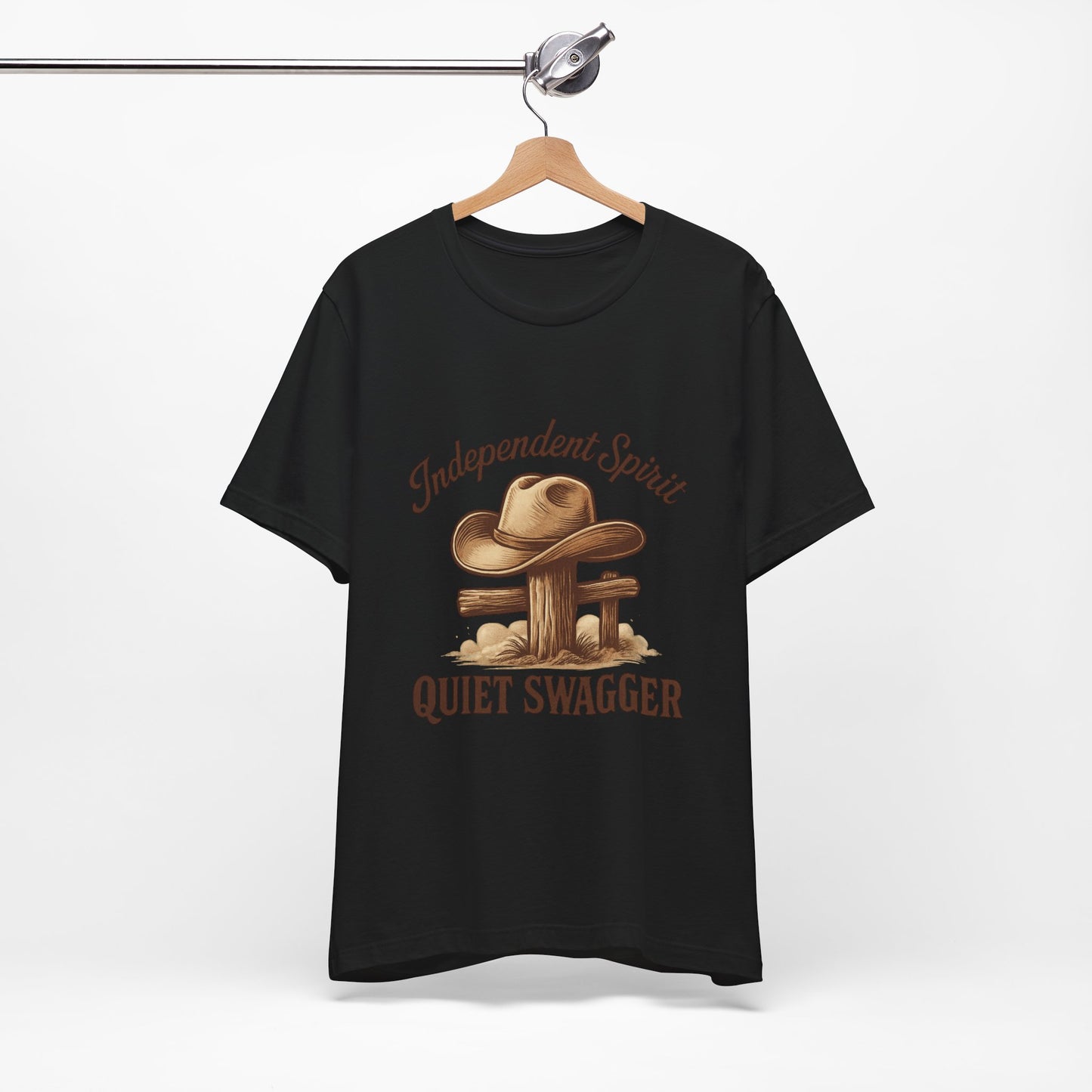 Quiet Swagger Cowboy Tee — Independent Spirit Western T-Shirt