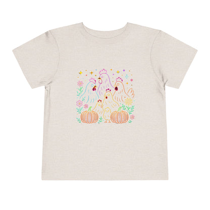 Chicken & Pumpkins Toddler Christmas Tee