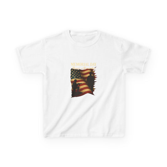 Memorial Day Honor & Remember Tee - Kids Patriotic Shirt