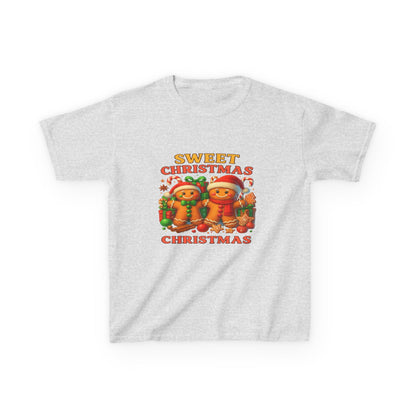 Sweet Christmas Gingerbread Dino Kids Tee