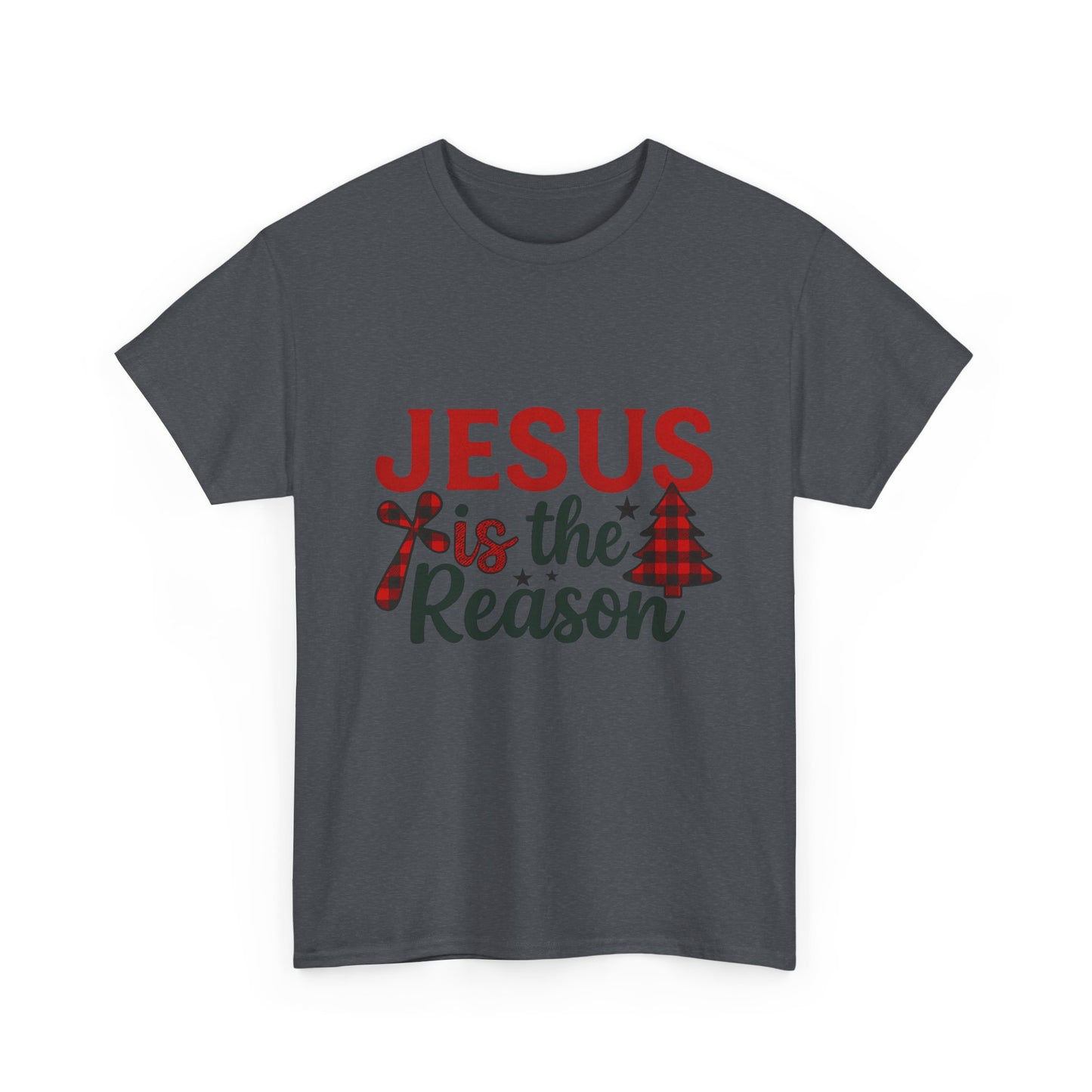 Jesus is the Reason Christmas Tee - Faith-Based Holiday Gift