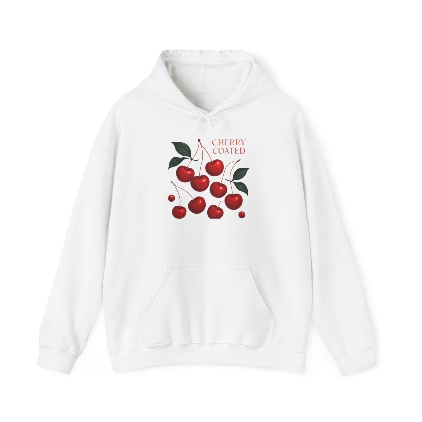 Cherry Cluster Hoodie — "Cherry Coated" Graphic Sweatshirt
