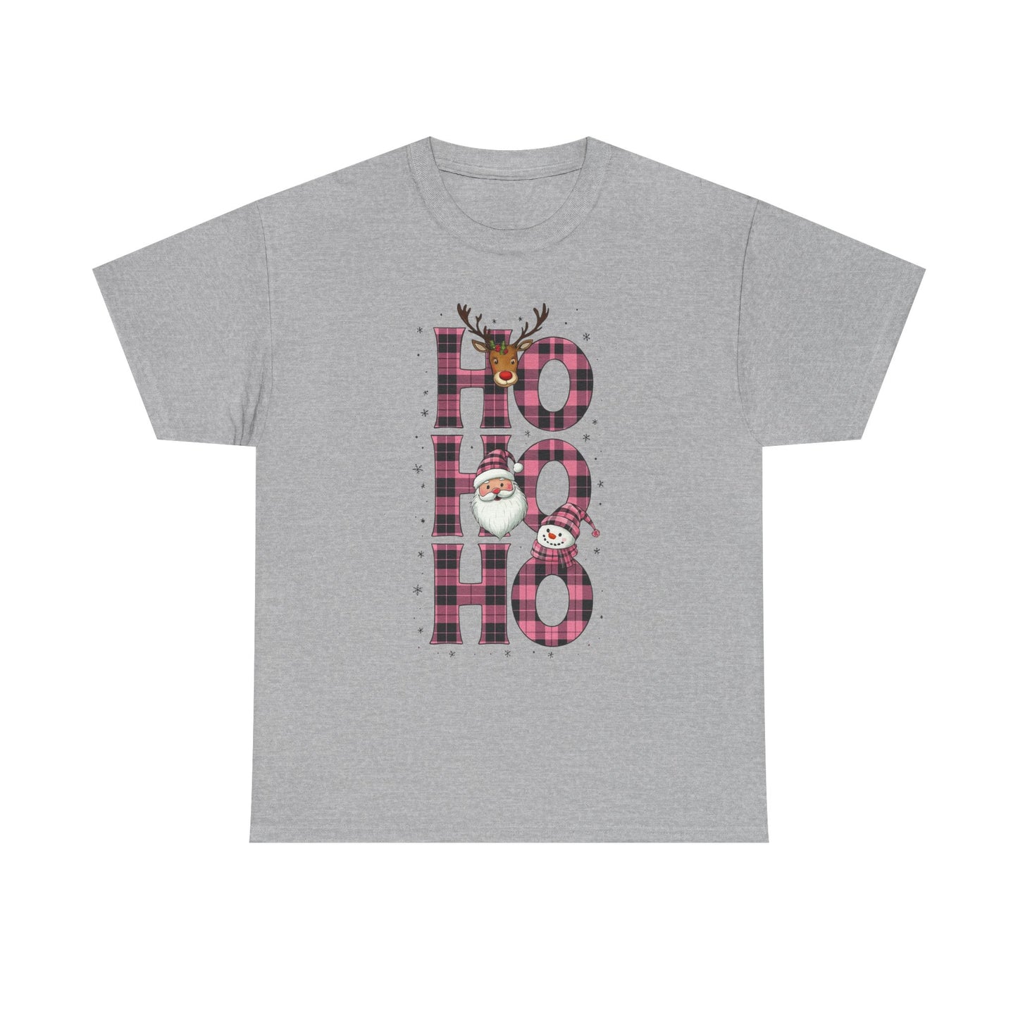 Ho Ho Ho Plaid Holiday Tee