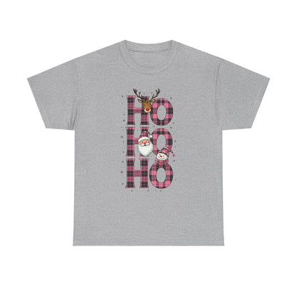 Ho Ho Ho Plaid Holiday Tee