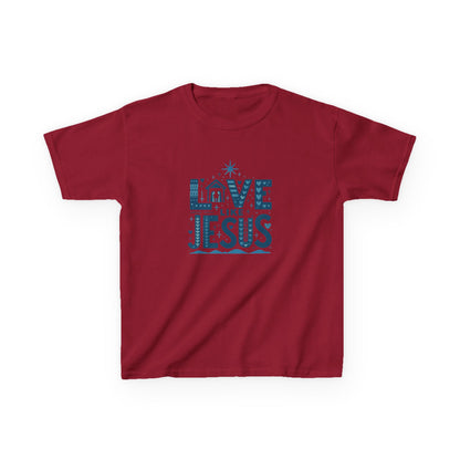 Love Like Jesus Christmas Dinosaur Tee
