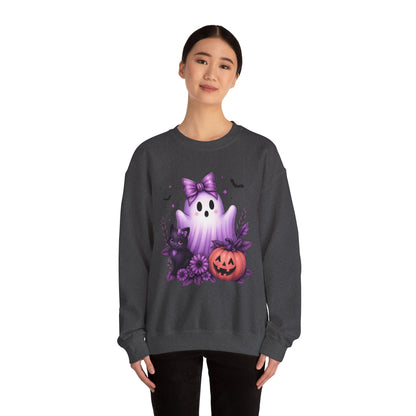 Cute Halloween Ghost Crewneck Sweatshirt