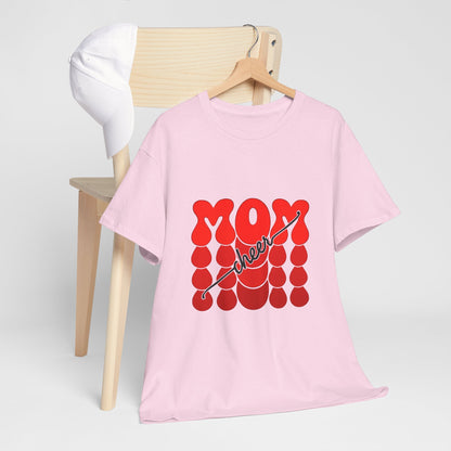 Retro Mom Cheer Tee – Bold Support & Spirit Shirt