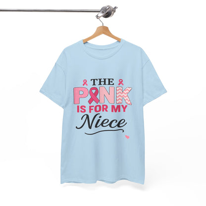 Pink Ribbon Niece Tee - Breast Cancer Awareness