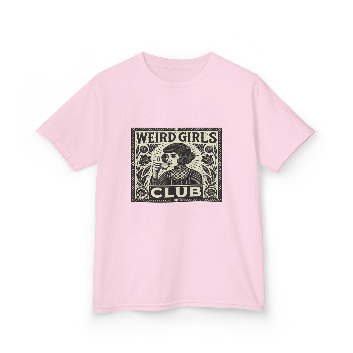 Weird Girls Club Tea Party Tee - Retro Graphic